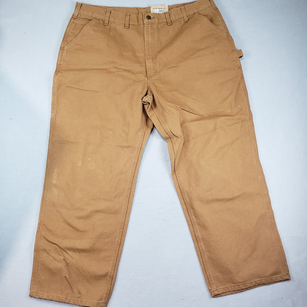Carhartt Men's 40X30 Washed Duck Work Dungaree Pants B11-BRN NWT
