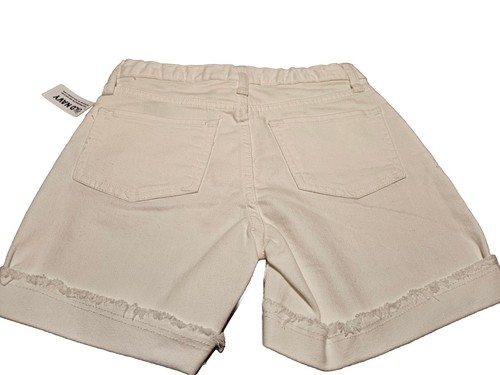 NWT Girls Old Navy Size 10 Shorts High Rise Adjustable Waist, White - Picture 2 of 5
