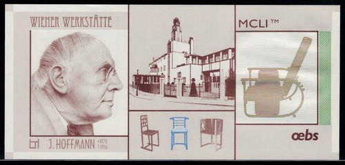 Prüfschein OEBS Austria - Hoffmann "Wiener Werkstätte" MCLI Feature SPECIMEN