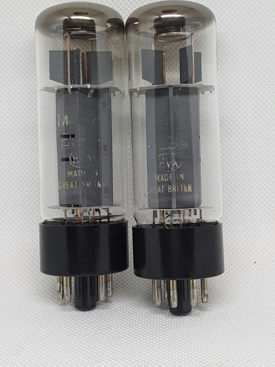 2 X Mullard EL-34 / 6CA7 XF3 Vacuum Tubes Matched & Guaranteed