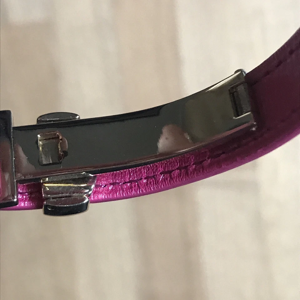 Lalique Masque de Femme Psyche Ondine Heart Catcher Lamb Leather Bracelet 2003 - Image 4 of 4