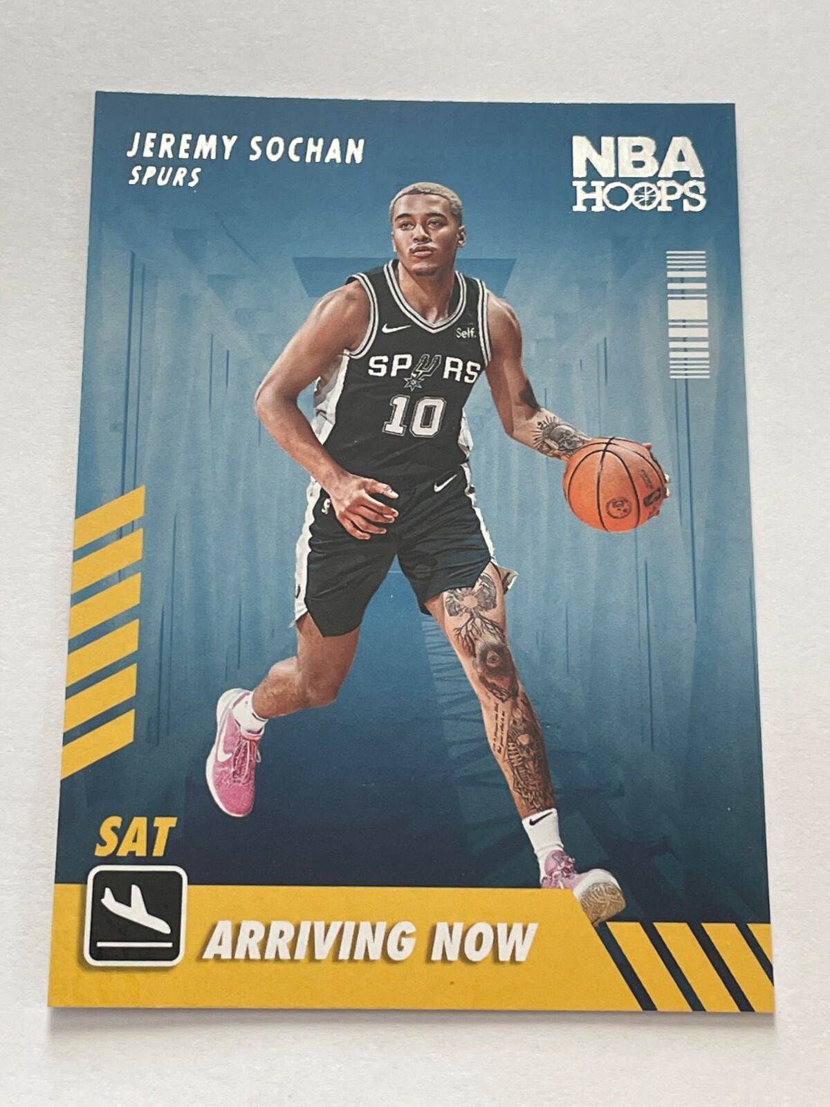 2022-23 Panini NBA Hoops Arriving Now Jeremy Sochan #9 RC San Antonio Spurs