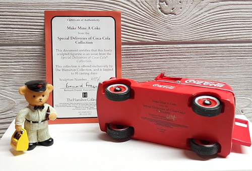 Hamilton Collection ""Make Mine a Coke"" Ed. limitata Scultura consegne speciali - Foto 9 di 9