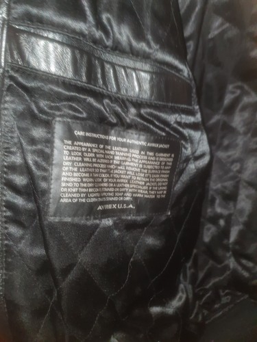 Avirex LEDERJACKE *DRAGONSTYLE* - Bild 12 von 14