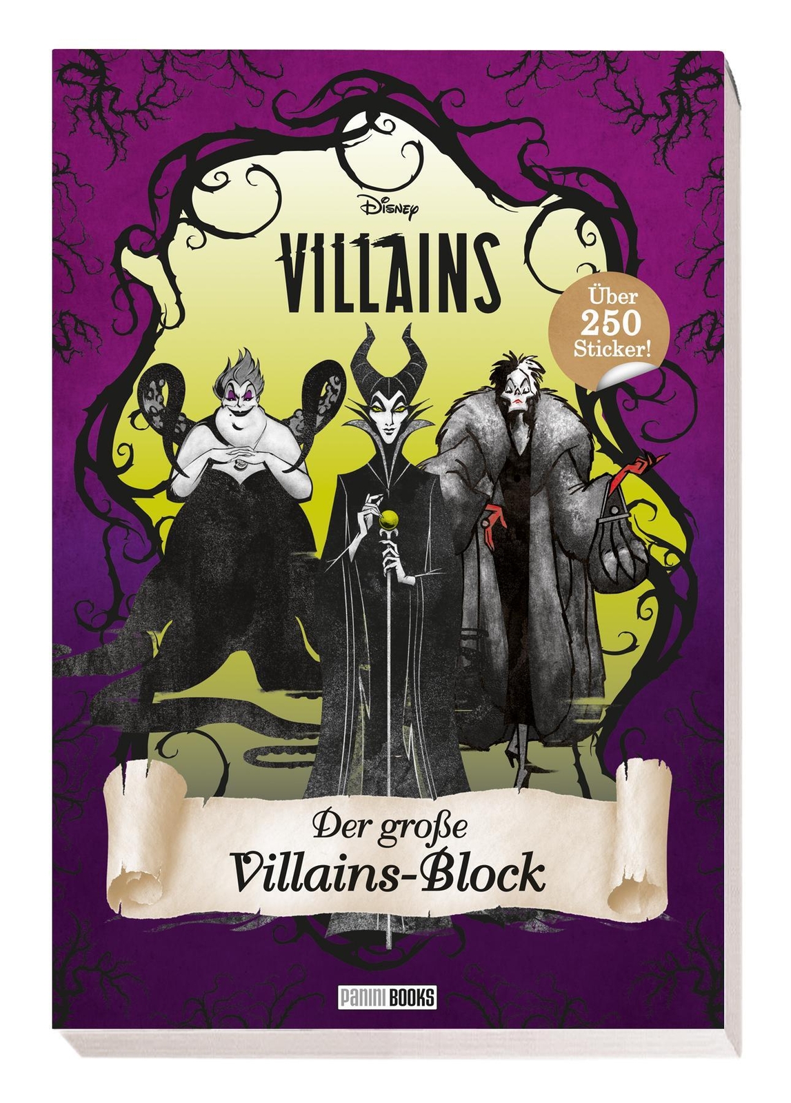 Thumbnail - Disney Villains: Der Große Villains-block Über 250 Stickr Panini