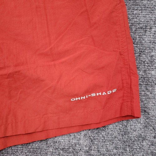 Columbia Swim Shorts Mens Medium Orange PFG Backcast III Water Trunks Omni Shade - Picture 3 of 14