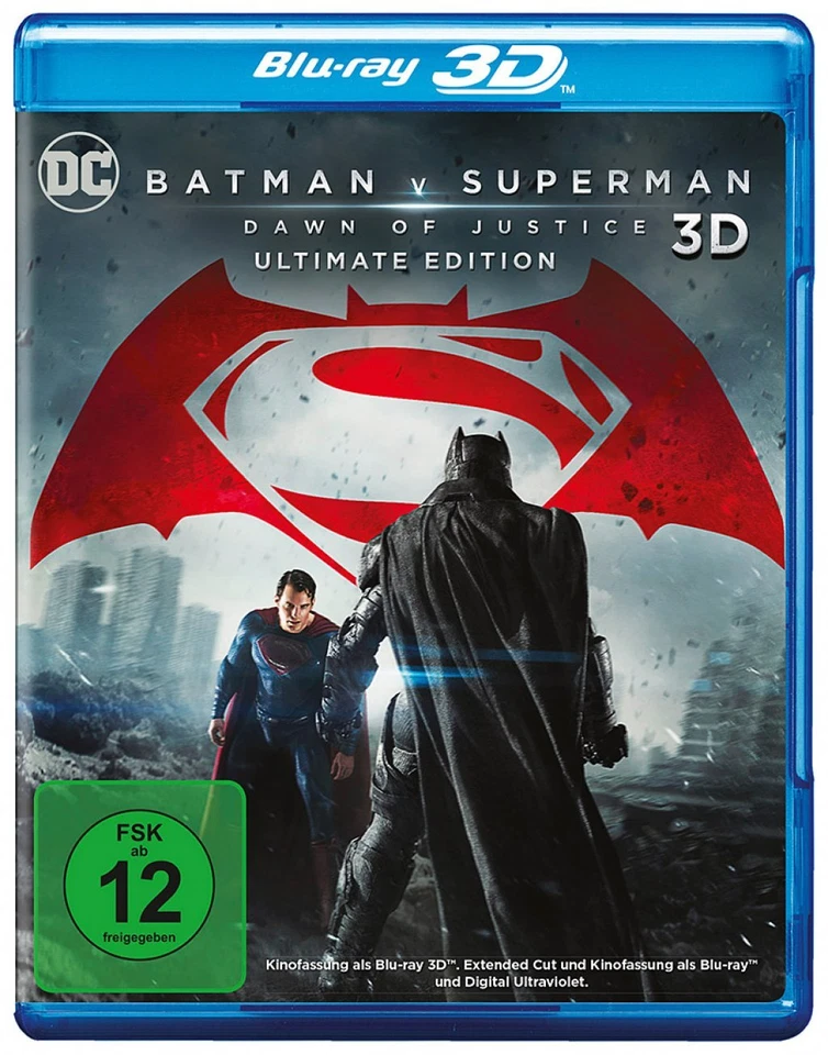 Batman v Superman: Dawn of Justice 3D + 2D / Ultimate Edition # 3-BLU-RAY-NEU - Bild 2 von 4