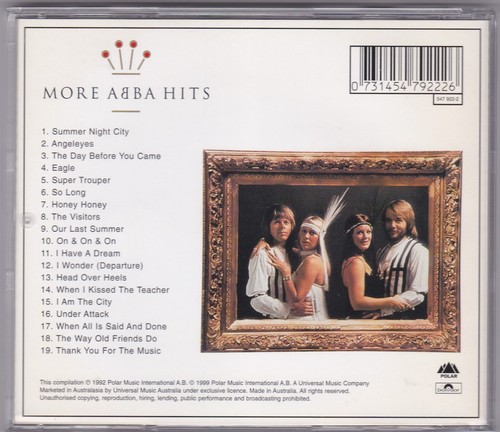 ABBA - More Abba Gold - CD (547 922-2 1999 Polar) - Picture 3 of 3