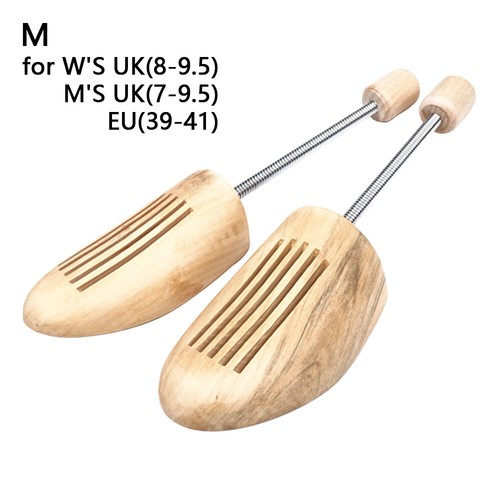 1 Pair of UK 4-13 Men Women Wooden Shoe Stretcher Trees Shoe Shaper Expander UK - Picture 12 of 13