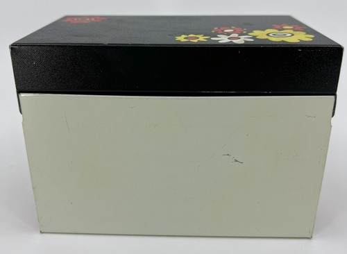 VTG FLOWER POWER RECIPE TRINKET JEWELRY BOX RETRO HIPPIE MOD HIPPIE SHABBY CHIC - Picture 4 of 8