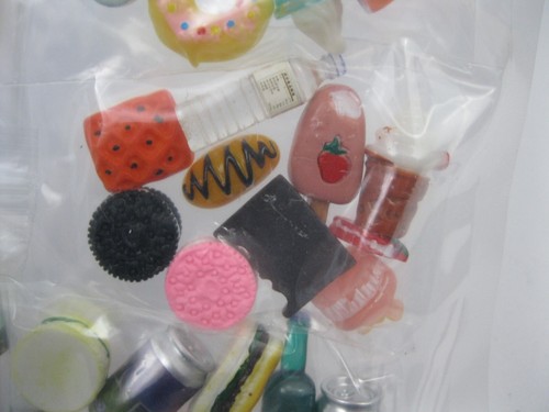 50 Pieces Miniature Food & Drink Doll House Mini Coffee Soda Cake Boba Fries New - Picture 8 of 10