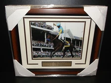 KENTUCKY DERBY Triple Crown AMERICAN PHAROAH Victor Espinoza FRAMED 8X10 PHOTO