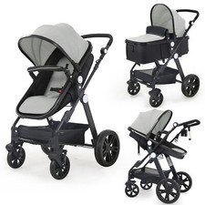 Bebecar Grand Style Plus Chrome Navy Carriage Single Seat Stroller For Sale Online Ebay