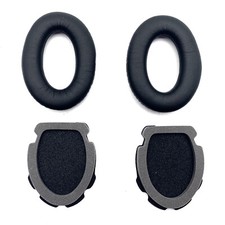 New For Aviation Headset X A10 A20 Bose Headphones 1Pair Black Ear Pads Cushions