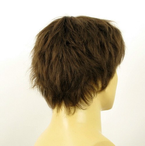 Short Wig For Men Natural Hair dark Blond Ref JACQUES 8 - Imagen 6 de 8