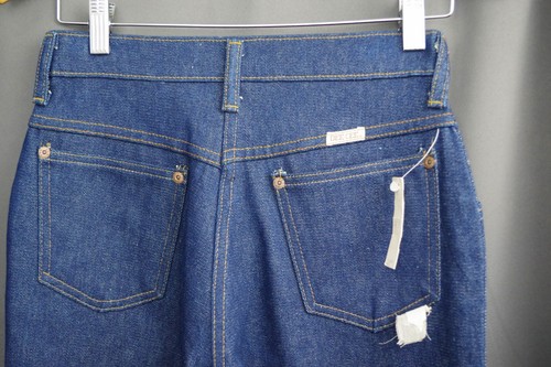 New Old Stock Dee Cee thick Darkwash Denim Jeans Size 3 USA Made - Picture 4 of 12