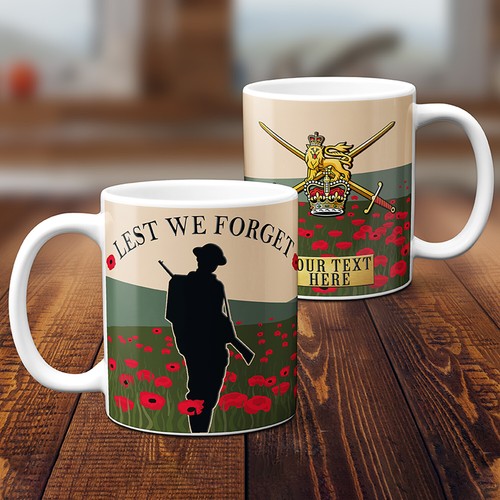 Personalised British Military Mug Remembrance Official Badge Dad Birthday Gift - Picture 52 of 327