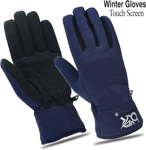 Cycling Waterproof Gloves Touch Screen Fleece Lined With Hipora Unisex Gloves - Picture 14 of 48