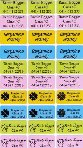 Personalised Name/ Address Sticker, Vinyl Label, Waterproof, Medium (30x15 mm) - Picture 25 of 33