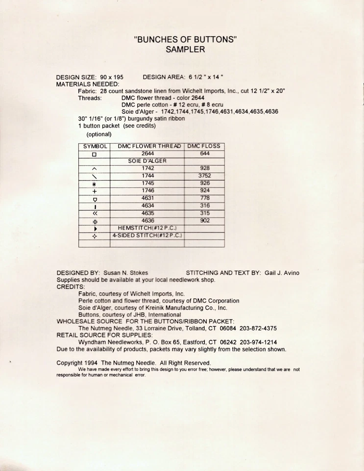 Пучки кнопок образец вышивка крестиком набор узор включает кнопки - Изображение 4 из 4