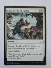 MTG Magic The Gathering Card Shoulder to Shoulder Sorcery White Oath Of The Gate