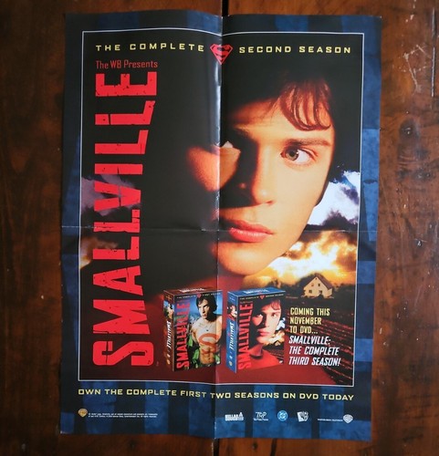24×18 Smallville WB TV Promotional Poster DC Comics Season 3 - Picture 4 of 6