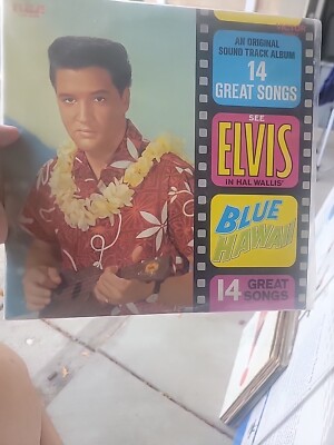 ELVIS PRESLEY - ELVIS IN HAL WALLIS  BLUE HAWAII 14 GREAT SONGS ROCK VINYL LP