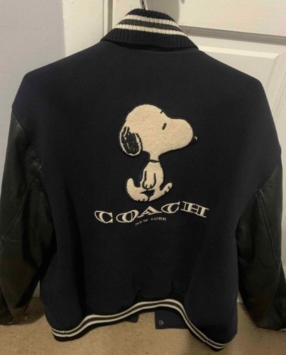 Coach X Peanuts Snoopy Varsity Jacket S - Picture 2 of 7