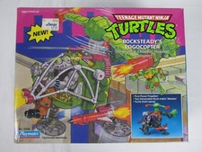 TMNT Rocksteady's Pogocopter Vintage Sealed New In Box Playmates