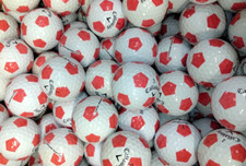 12 Callaway Chrome Soft Truvis Golf Balls - Red/White - 3A