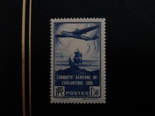Timbre neuf France  N°320 1f.50 bleu-violet  1936