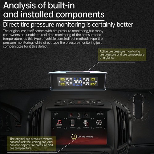 Tire Pressure  System, Solar  Tire Pressure  with 4 W7P7 - Bild 6 von 12