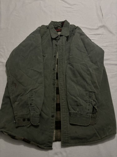 Vintage Wolverine Jacket Mens large Size L Fleece Lined Coat - Picture 2 of 12