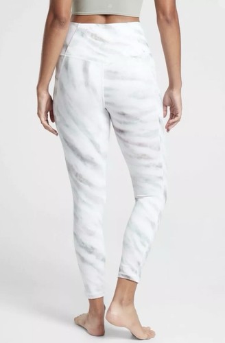 Athleta Salutation Stash Pocket II 7/8 Crop SP High Waist Legging White Tie Dye - Bild 12 von 12
