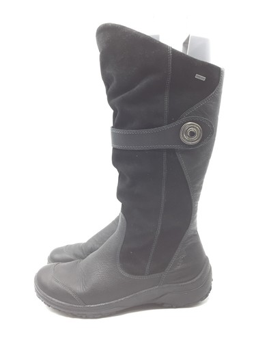 Legero Botas De Cuero Negro Para Mujer T.39 US.7 UK.5 1/2 - Imagen 2 de 5