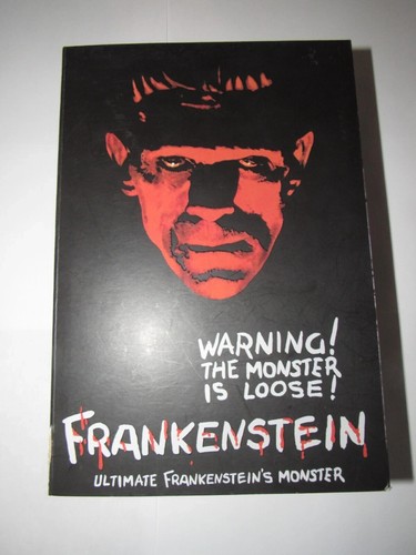 Figura de acción NECA Ultimate Frankenstein's Monster negro blanco NUEVO - Imagen 1 de 2