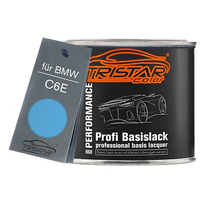 Autolack Dose spritzfertig für BMW C6E M Zandvoort Blau Uni Basislack 0,5L