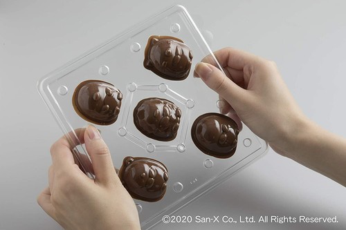 Kai Corporation San-X Sumikko Gurashi Chocolate Mold 3D 5type Making sweets - Foto 7 di 9