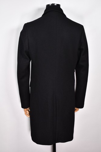 G-Star Raw Midnight Wool Black Coat Jacket Long Men's size L - Picture 2 of 10