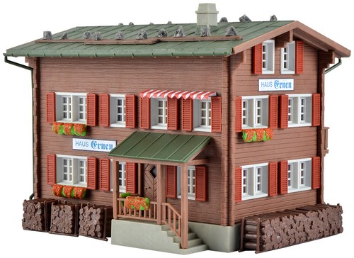 Kibri H0 vari edifici / Stazione ferroviaria sul tema della Svizzera / Nuovo u. OVP - Foto 6 di 13