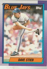 FREE SHIPPING-MINT-1990 Topps #320 Dave Stieb Blue Jays PLUS BONUS CARDS