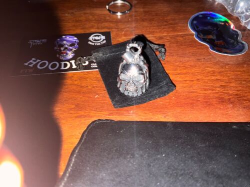 AUS SUPPLIER BIKER GUARDIAN BELL skull and bones. motorcycle & protect rider - Picture 6 of 6
