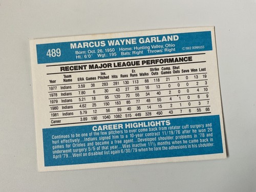 Donruss Baseball 1982 #275-499 descuento múltiple eliges envío gratuito agosto 2025 - Imagen 409 de 427