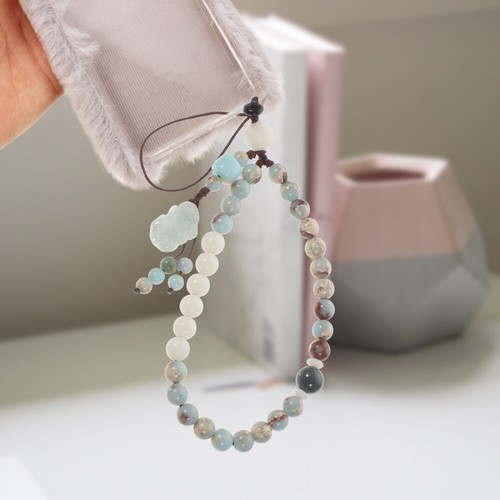 Phone Wrist Strap Beaded Phone Chain Cellphone Hand Strap Phone Lanyard Rope - Zdjęcie 7 z 12
