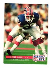 1992 Pro Set #95 Kent Hull Buffalo Bills