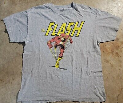 DC COMICS THE FLASH-MENS SIZE XS & SMALL-LICENSED SHORT SLEEVE-NWT DC COMICS THE FLASH-MENS SIZE XS & SMALL-LICENSED SHORT SLEEVE-NWT