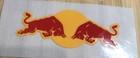BULLS WITH YELLOW CIRCLE Decals Stickers For Helmet Size 10cm