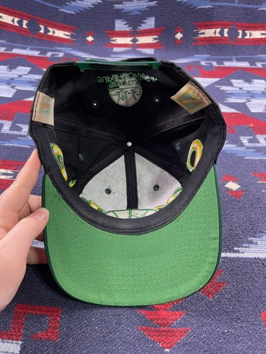 Seattle SuperSonics Vintage 90s Big Logo 7 Hat Snapback Cap Sonics Kemp Payton - Picture 6 of 11