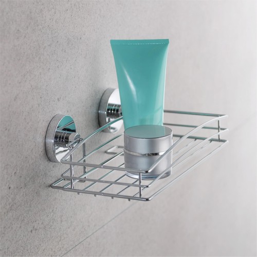 WENKO Wand Dusch Ablage ohne bohren Halterung Bad Regal Accessoires Aufbewahrung - Bild 9 von 10