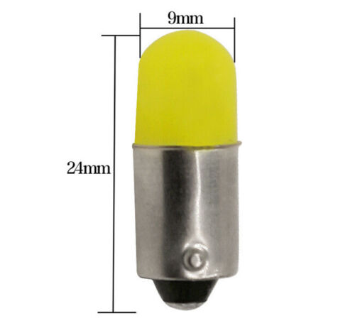 10x T11 363 BA9S COB LED Redondo 3D T4W Lámpara Blanco Brillante Bombilla 12V DC Coche Nuevo - Imagen 4 de 4